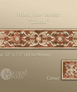 Wood floor border "Toledo"